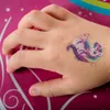 Kinder-Tattoos Einhornportrait - 2 Bogen pro Pack, Produktbild-Vorschau 3