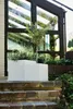 VIVANNO Jardinière en fibre de verre BLOCK cube, blanc mat Voir les images du produit 8