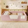 Letto imbottito Merax 140x190 cm, letto per bambini con Anteprima dell’immagine prodotto 2