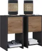 Nachttisch Vicco Evo Anthrazit/Goldkraft Eiche 2er Set, Produktbild-Vorschau 5