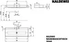 KALDEWEI 904507263676 Wandwaschtisch SILENIO Mod.3046, 1200 Produktbild-Vorschau 2