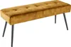 riess-ambiente Design Sitzbank BOUTIQUE 100cm senfgelb Samt Produktbild-Vorschau 13