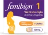 The image shows the packaging of Femibion 1 prenatal vitamins. Produktbild-Vorschau