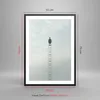 Gerahmtes Poster - Schwarzer Rahmen - Leiter Himmel Symbol Produktbild-Vorschau 5