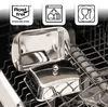 com-four® Butterdose Edelstahl - Große Butterglocke aus Produktbild-Vorschau 4