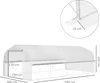 Serra Outsunny 6 x 3 x 2 m in plastica con 8 finestre, Anteprima dell’immagine prodotto 3