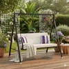 novely® OXFORD 210D - D130 Streifen Lila/Creme/Grau - Produktbild-Vorschau 7