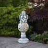 LED Solar Gartenfigur Grabdeko Engel - 1 warmweiße LED - H: Produktbild-Vorschau 1