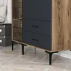Skye Decor, Kumsal PT - Noce, Antracite, Armadio, Noce, Anteprima dell’immagine prodotto 4