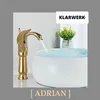 ADRIAN | Design Edelstahl hohe Badarmatur in Schwan Optik Produktbild-Vorschau 2