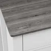 BEALIFE Sideboard mit Schubladen | Retro-Grau, 140x40x90 cm Produktbild-Vorschau 9
