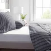 Renforcé Bettwäsche Set 155x200 cm Schwarz Grau Weiß Produktbild-Vorschau 3