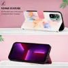 Redmi Note 10 Pro Hülle, Marmor Motiv Kunstleder Tasche Produktbild-Vorschau 3