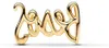 PANDORA Charm nápis Besos zlatá farba 764422C00 Náhľad obrázku produktu 2
