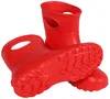 Damen EVA-Schaumstoff-Gummistiefel, rot mit Innensohle Produktbild-Vorschau 5