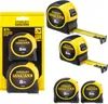 A product packaging with two tape measures, and two additional tape measures shown separately. Produktbild-Vorschau