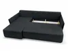 AX LIVING Ecksofa Damascus Schwarz mit Schlaffunktion Produktbild-Vorschau 5