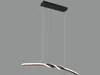 Suspension LED, métal, noir, réglable en hauteur, H 150 cm Voir les images du produit 3