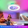 RRBEST RGB Deckenventilator mit Beleuchtung, Dimmbar Produktbild-Vorschau 4