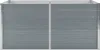 vidaXL Hochbeet 160 x 80 x 77 cm Verzinkter Stahl Grau Produktbild-Vorschau 3