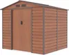 Abri de jardin G21 GAH 407 - 213 x 191 cm, brun Voir les images du produit 5