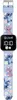 A digital watch with a light blue strap featuring Stitch and Angel characters from Disney's Lilo & Stitch. Voir les images du produit
