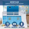 Homestyle4u Hochbett 90x200 Kinder mit Lattenrost Rutsche Produktbild-Vorschau 4