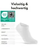 Sneaker Socken Herren Damen Baumwolle - 70102T Schwarz/Weiß Produktbild-Vorschau 3