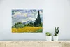 MuchoWow® Poster Weizenfeld mit Zypressen - Vincent van Produktbild-Vorschau 5
