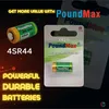 2 piles photo 4SR44 PoundMax, 6,2V, équivalent V28PX, PX28, Voir les images du produit 7