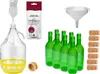 WEINSET GLASBALLON GÄRBALLON WEINBALLON Trichter Produktbild-Vorschau 1