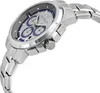 A close-up, angled view of a silver Maserati watch with a blue and gray dial. Anteprima dell’immagine prodotto