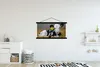 MuchoWow® Textilposter Kuh - Stroh - Kalb - Tier 150x75 cm Produktbild-Vorschau 2