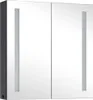 vidaXL Armadio a specchio LED per il bagno 62x14x60 cm Anteprima dell’immagine prodotto 3