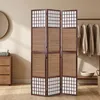 Homestyle4u Paravent Raumteiler 3 teilig Blickdicht Holz Produktbild-Vorschau 17