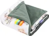 Savanna Fun & Olive Velvet Babydecke 75x100cm Produktbild-Vorschau 2