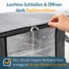 BigDean 6 Stück Aufbewahrungstaschen 90L mit Sichtfenster – Produktbild-Vorschau 5