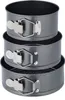 Relaxdays Springform Set, 3 runde Backformen, Ø 14, 16, 18 Produktbild-Vorschau 1