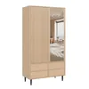 Kledingkast met kledingstang en deuren, garderobe met Productafbeelding-voorbeeld 5