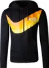 Pong - Wave Stripe Men's Zipper Hoodie Black-L Produktbild-Vorschau 1
