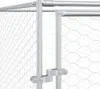 Outdoor-Hundezwinger Silbern 6x14x2 m Verzinkter Stahl Produktbild-Vorschau 8