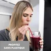 GLASWERK : Coffret de 7 pailles en verre (20 cm), Voir les images du produit 3
