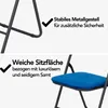 Infinity Goods Klappstühle – 4er-Set – Klappstühle – Samt – Produktbild-Vorschau 4