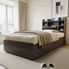 A bedroom scene with a bed, window, and curtains. Náhľad obrázku produktu