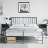 vidaXL Nachttische 2 Stk. Anthrazit 36x39x60,5 cm Stahl Produktbild-Vorschau 1