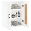 vidaXL Nástěnná skříňka bílá 69,5x34x90 cm Dřevěný materiál Náhled obrázku produktu 5