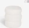 Fußhocker Teddy Bouclé im modernen Zylinderdesign Okami - Produktbild-Vorschau 5