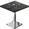 BM | Bistrotisch | B:T:H 60 x 60 x 75 cm | Schwarz Marmor / Produktbild-Vorschau 5