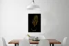 MuchoWow® Poster Topf - Pflanze - Linienkunst - Gold 40x60 Produktbild-Vorschau 2