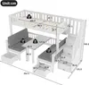 Sweiko Lit mezzanine multifonctionnel, 90x200cm, lit et Voir les images du produit 6